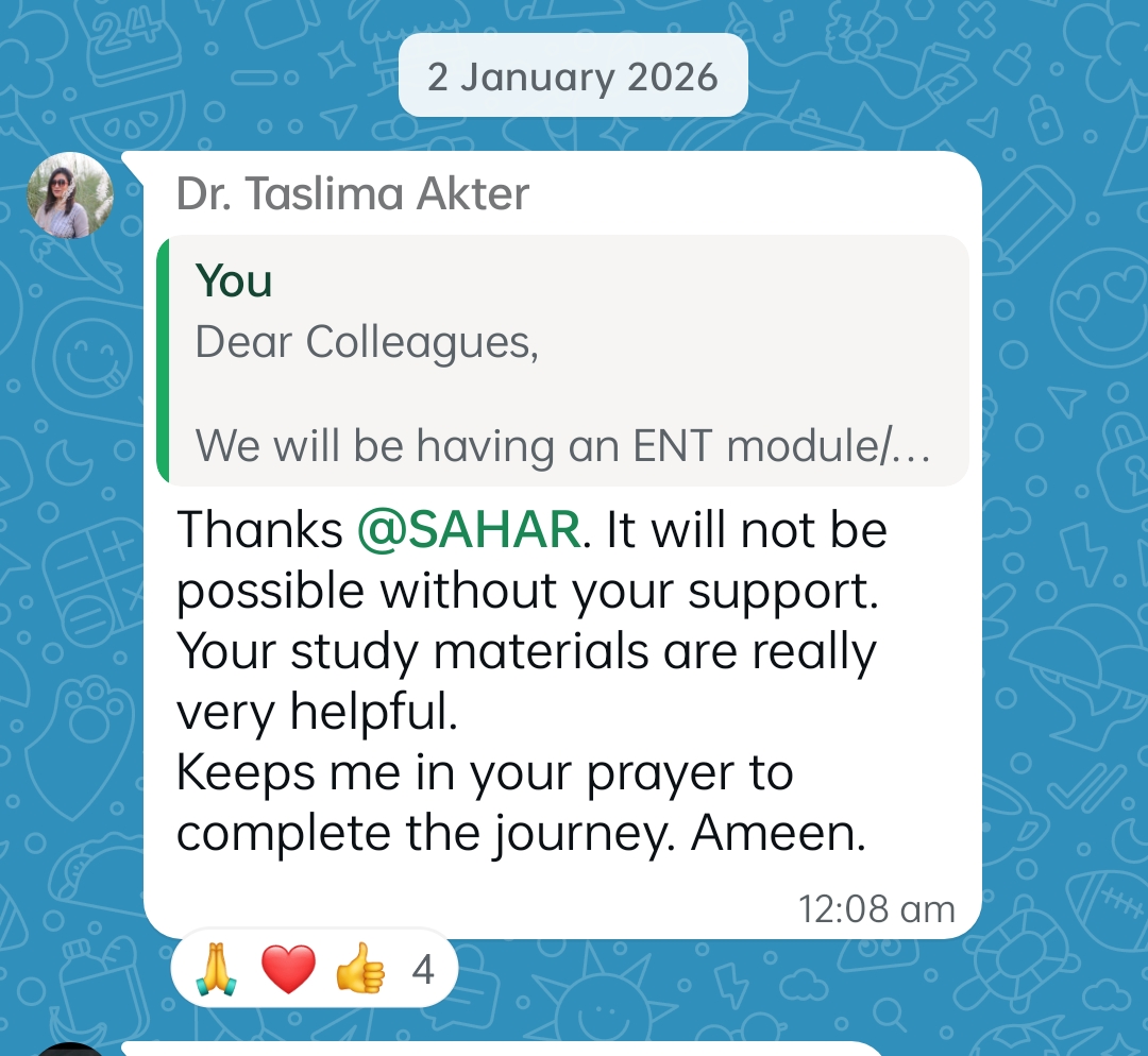 Feedback from a Bangladesh Participant