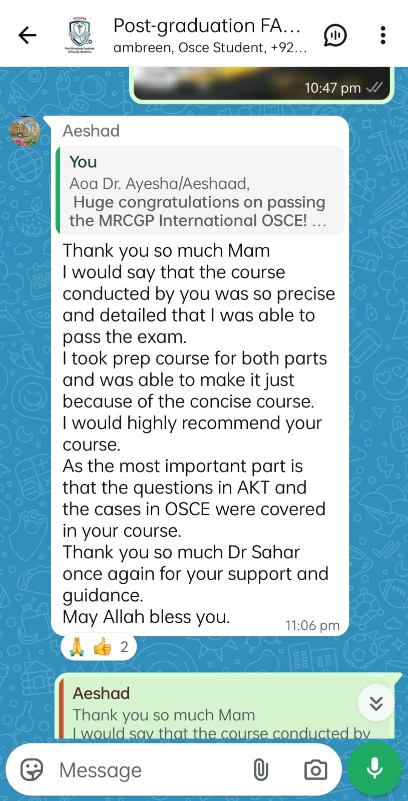 MRCGP (INT) AKT & OSCE Success Story