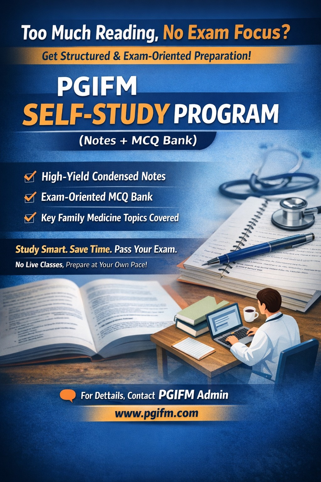PGIFM Self-Study Program – Notes + MCQ Bank