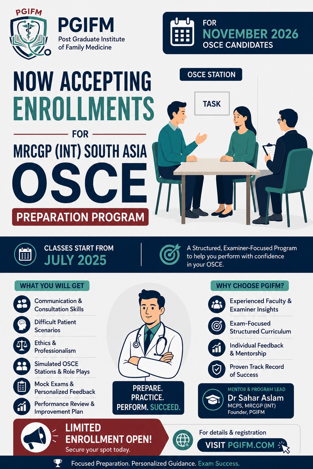 MRCGP (INT) South Asia OSCE Preparation Program